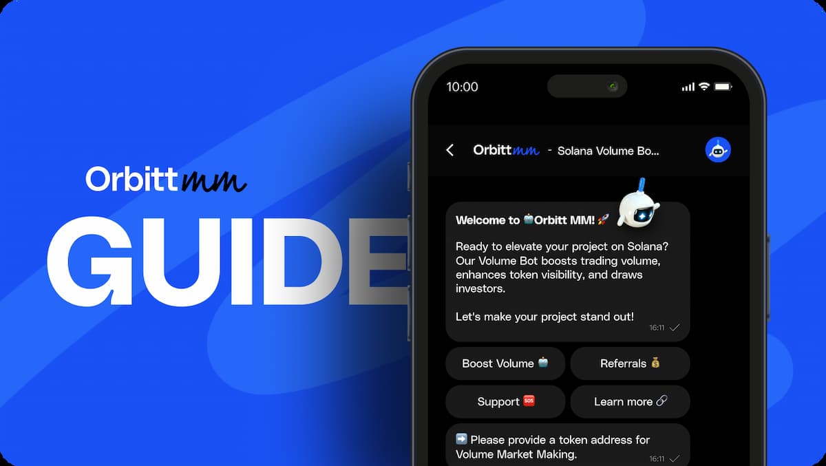 Guide to Orbitt MM: Telegram Solana Volume Booster