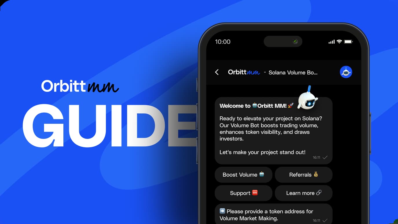 Guide to Orbitt MM: Telegram Solana Volume Booster