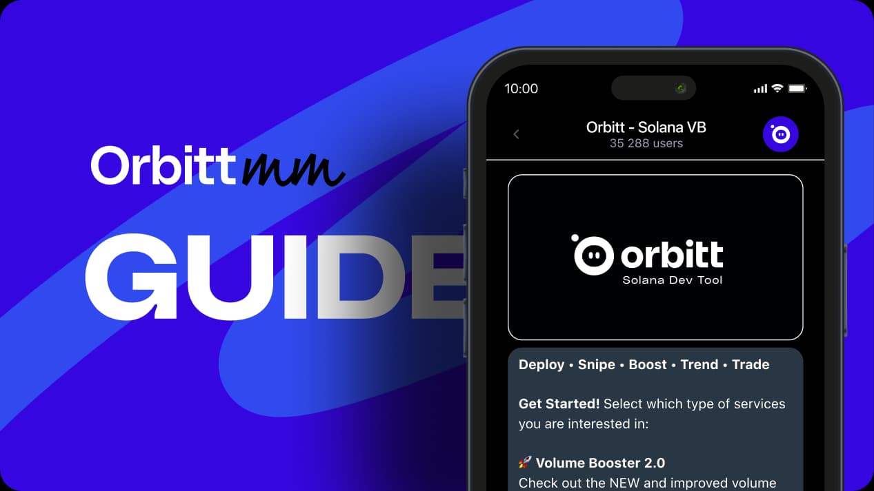 Guide to Orbitt MM: Telegram Solana Volume Booster