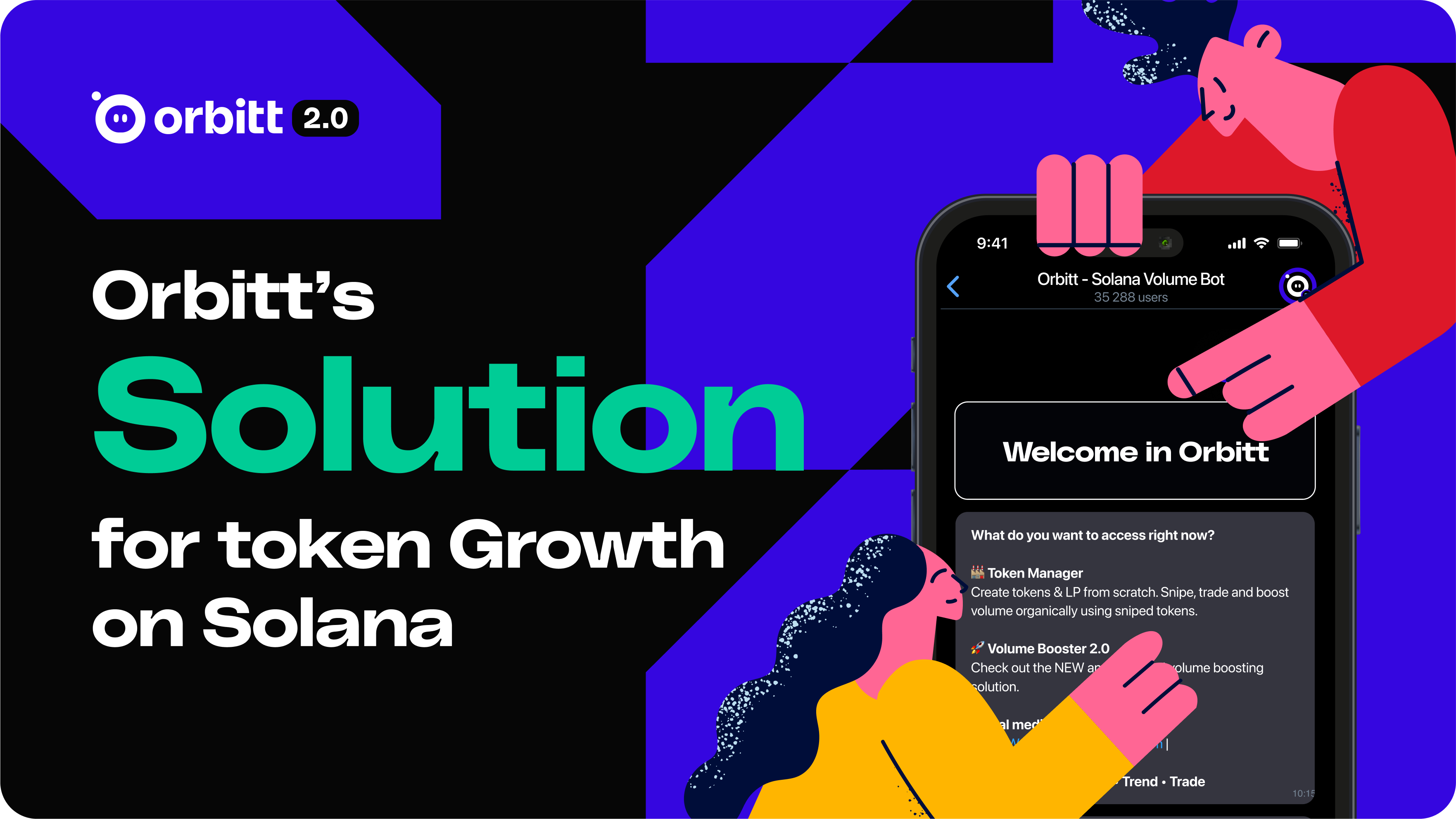 Orbitt - Solana Volume Booster - Solana Volume Bot
